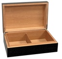 Humidor Veneer Full Wood Black