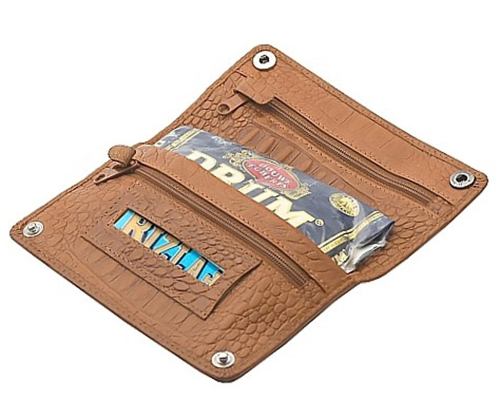Tabakszak Lubinski RYO Croco Leder Assortie 3 Stuks
