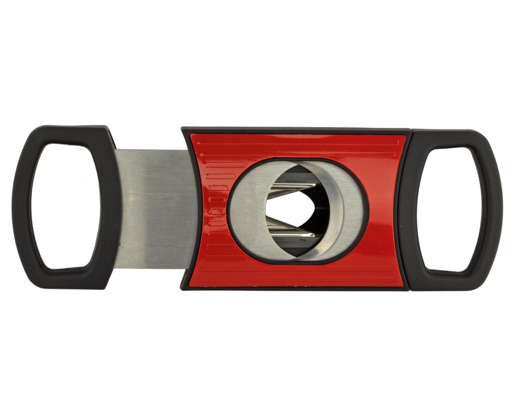 Sigarenknipper Passatore Double Cut Zwart/Rood