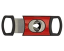 Sigarenknipper Passatore Double Cut Zwart/Rood