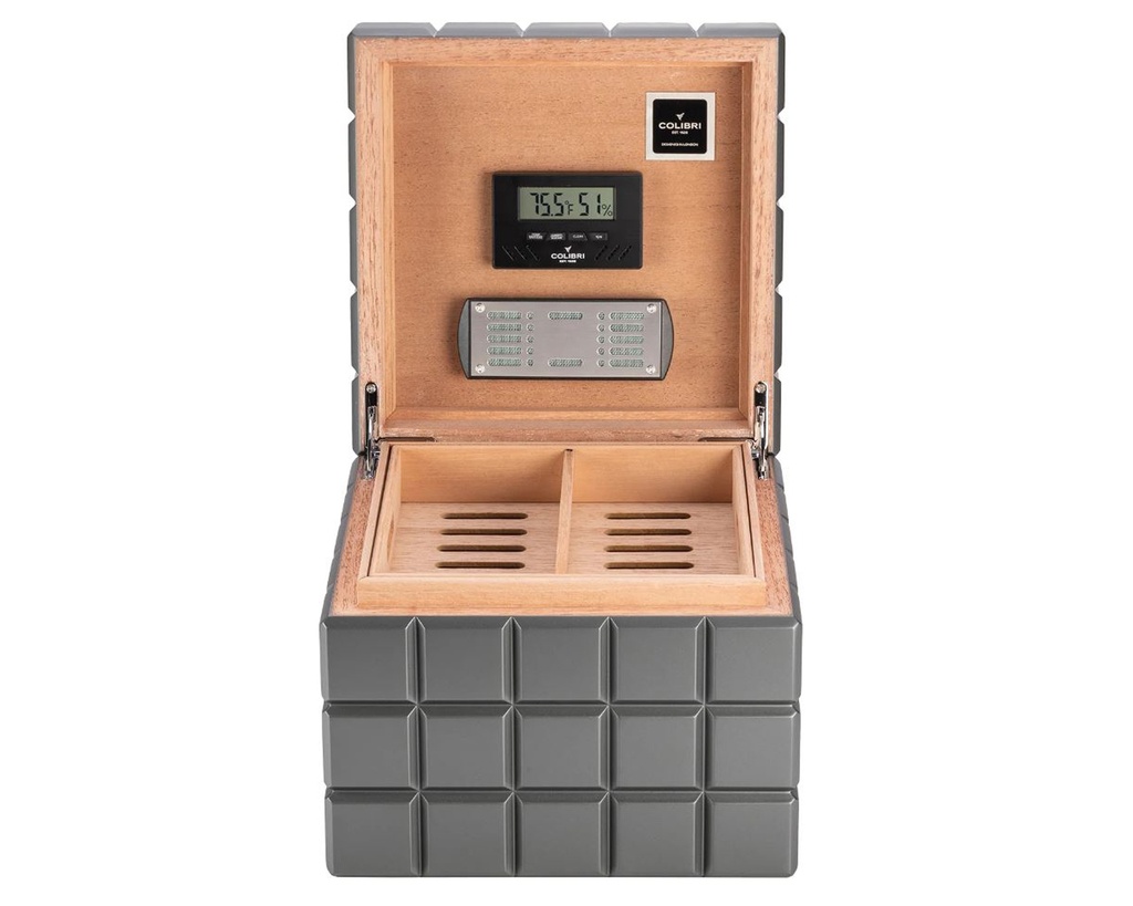 Humidor Colibri Heritage Cube Oranje - 60-80 Sigaren