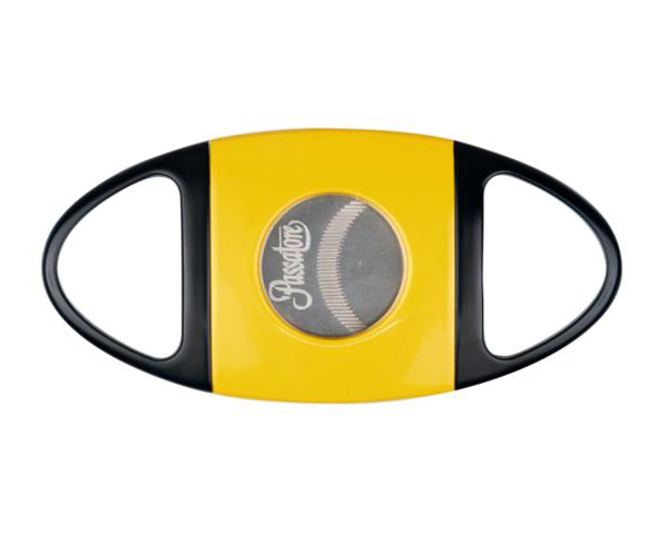 Cigar Cutter Passatore Black/Yellow 23Mm