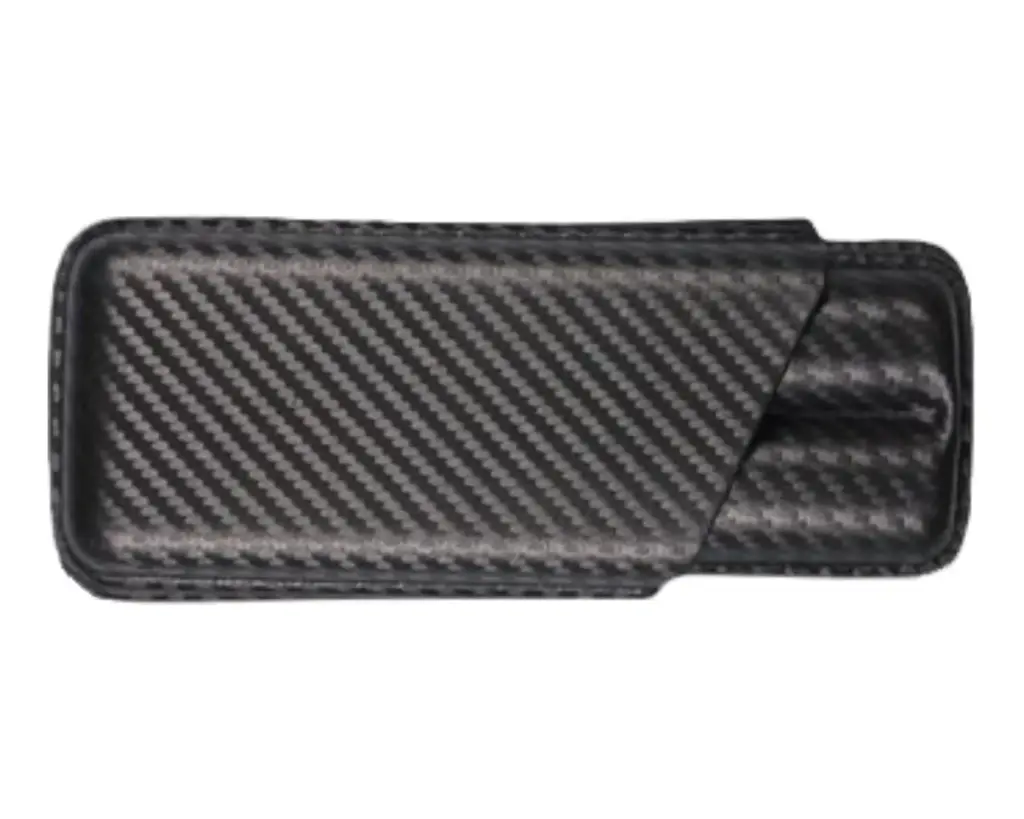 Etui Cigare Cuir Carbon Look 2 Cig R58 165