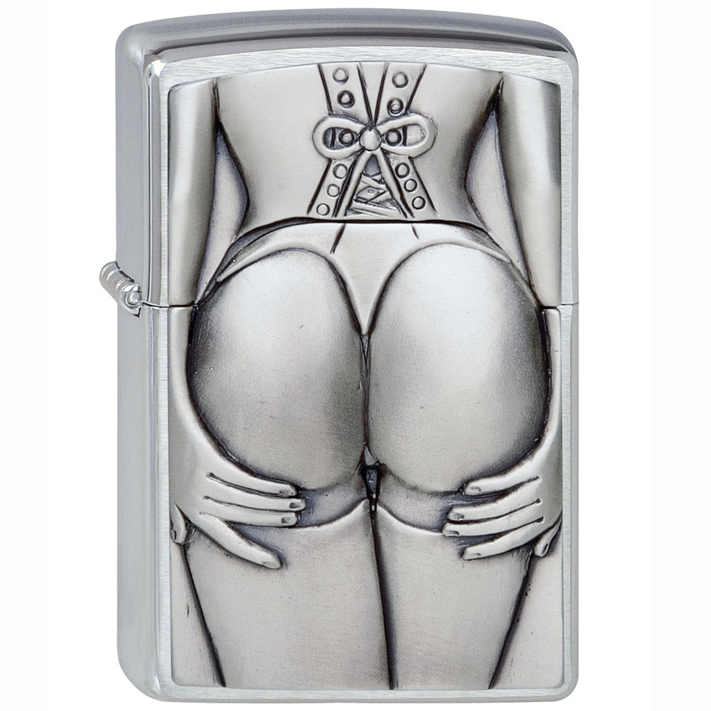 Aansteker Zippo Stocking Girl Emblem
