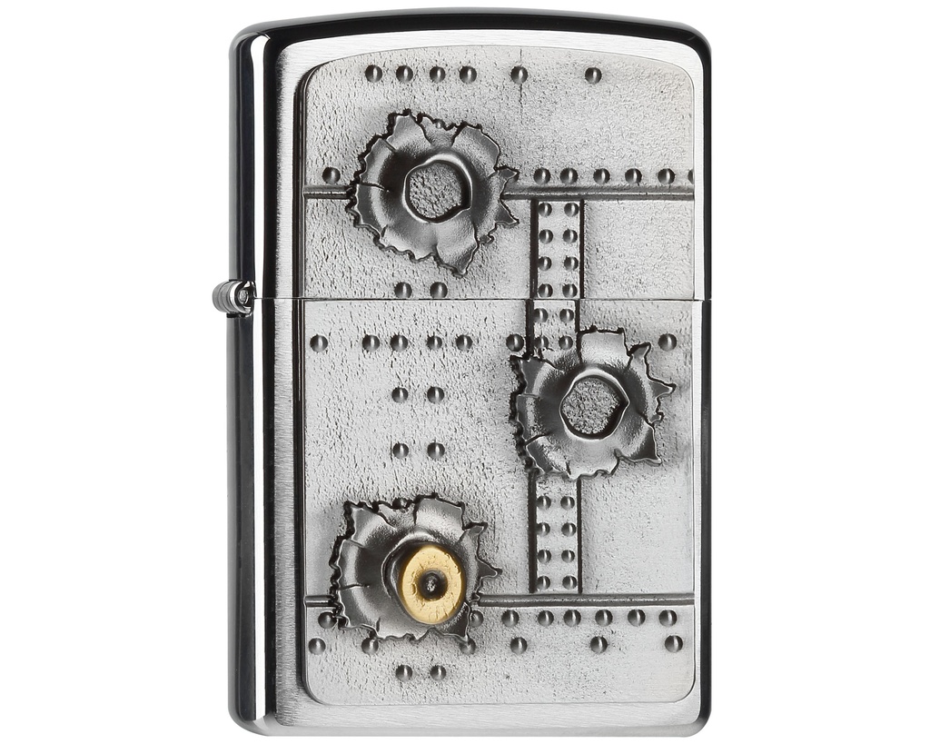Ligther Zippo Bullet Holes 3D