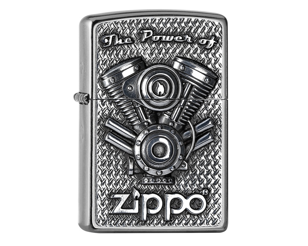 Aansteker Zippo V Motor with Zippo Logo