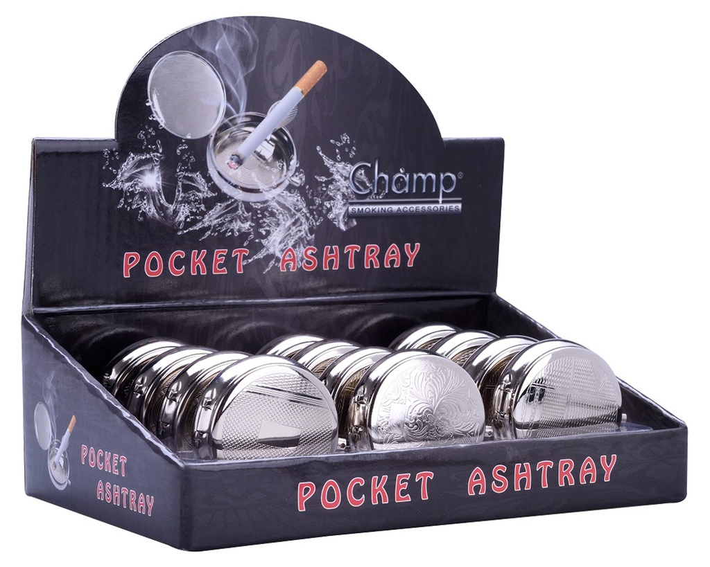 Pocket Ashtray Champ Metal