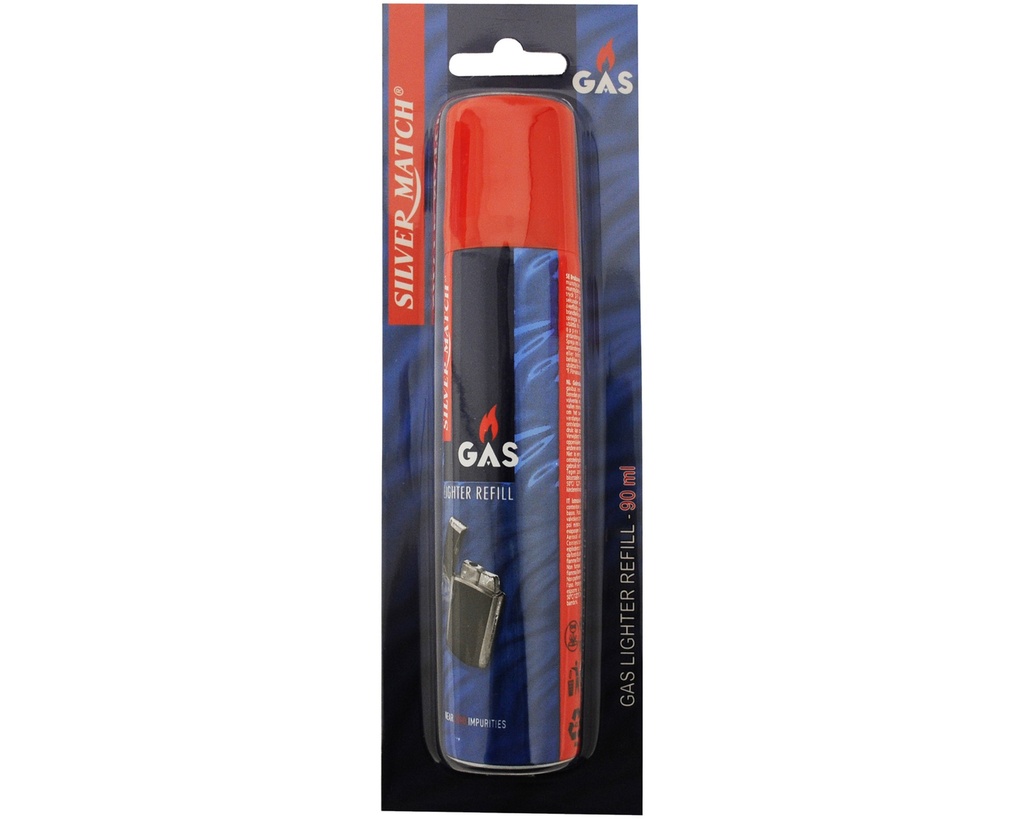 Gas Silver Match 90ml Blister