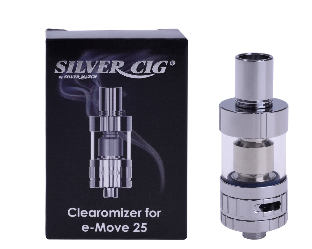 Silver Cig Clearomizer voor E-Move 25