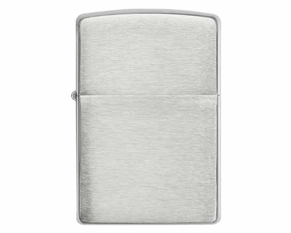 Briquet Zippo Brushed Sterling Silver