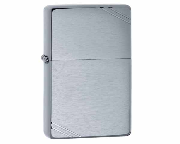 Aansteker Zippo Vintage Chrome Brushed