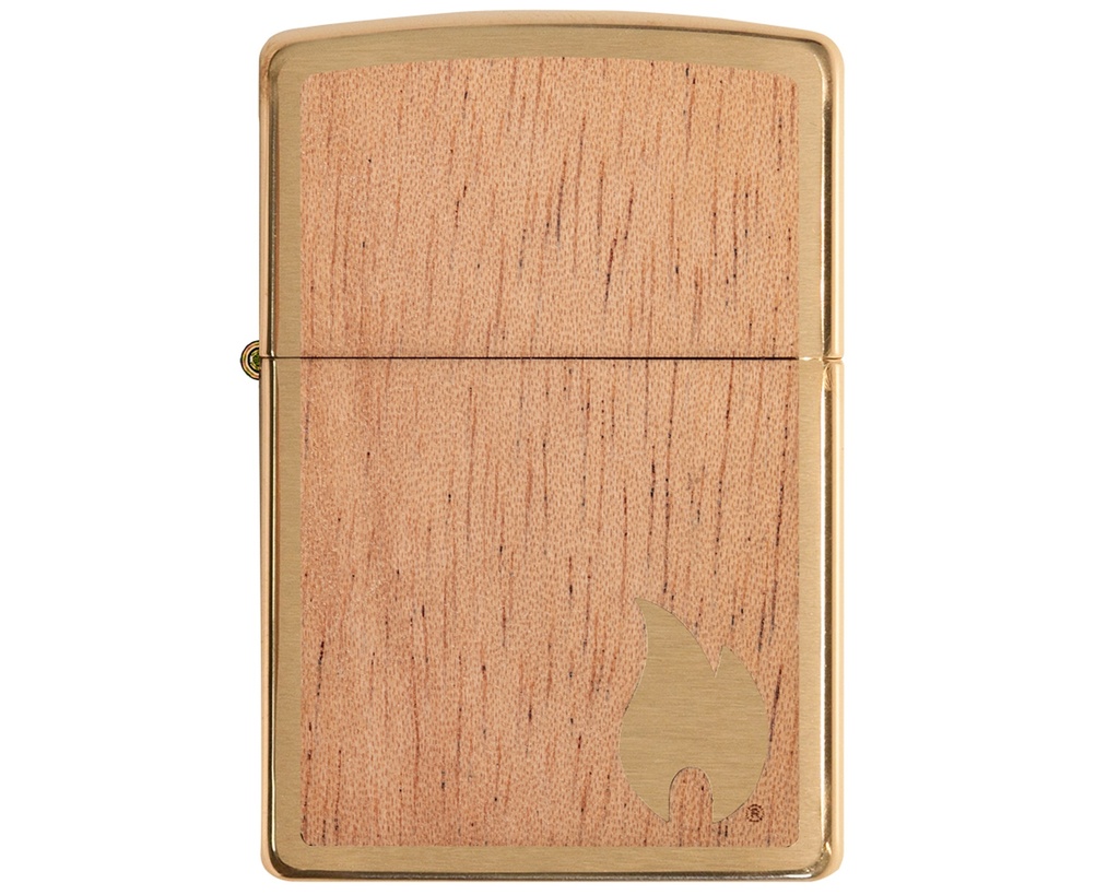 Aansteker Zippo Woodchuck Brushed Brass
