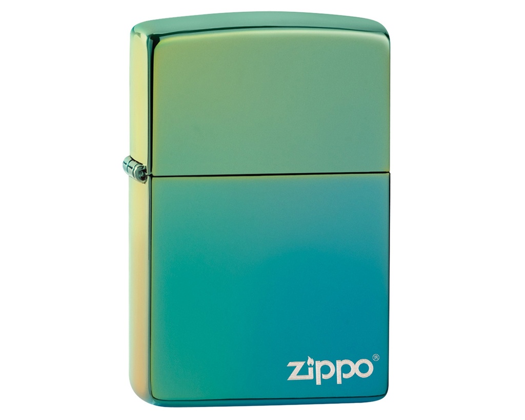 Briquet Zippo HP Teal with Zippo Logo