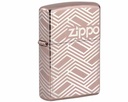 Briquet Zippo Abstract Laser Design with Zippo Logo