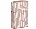 Briquet Zippo Abstract Laser Design with Zippo Logo