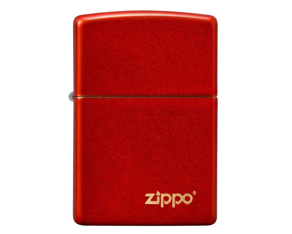 Lighter Zippo Anodized Red with Zippo Logo