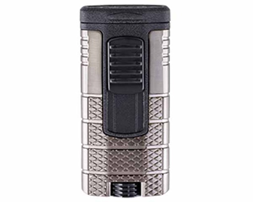 [553GMBK] Briquet Xikar Tactical Triple Gun/Noir