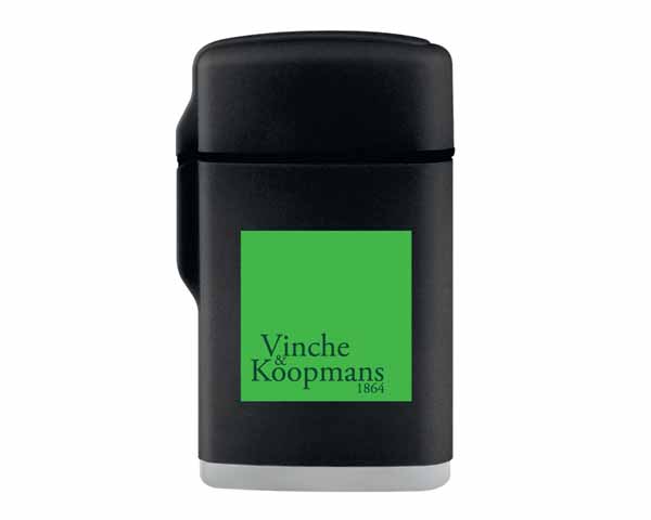 Briquet Zorr Rubber Jet Noir Imprimé 1 Couleur -1 Côté