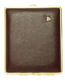 Cigarette Pouch VH 811 Leather Gold Brown 22sks