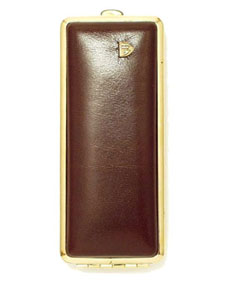 Cigarette Pouch VH 813 Leather Gold Brown 8sks