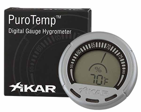 Hygrometer Xikar Digital Gauge Hygrometer Silver