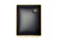Etui Sigaar VH 850 Leder Goud Senoritas Zwart