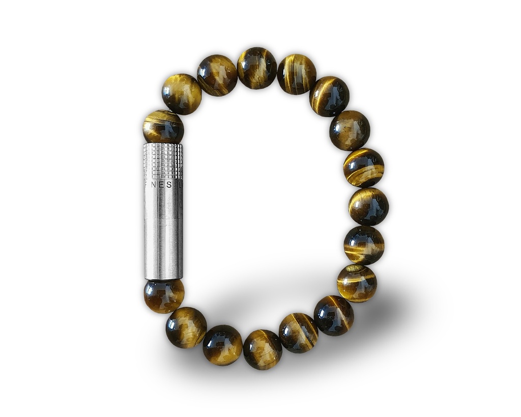 LFL Bracelet Solo Steel Tiger Eye S