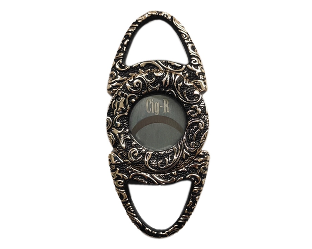Sigarenknipper Cig'R Goud Gegraveerd 22mm