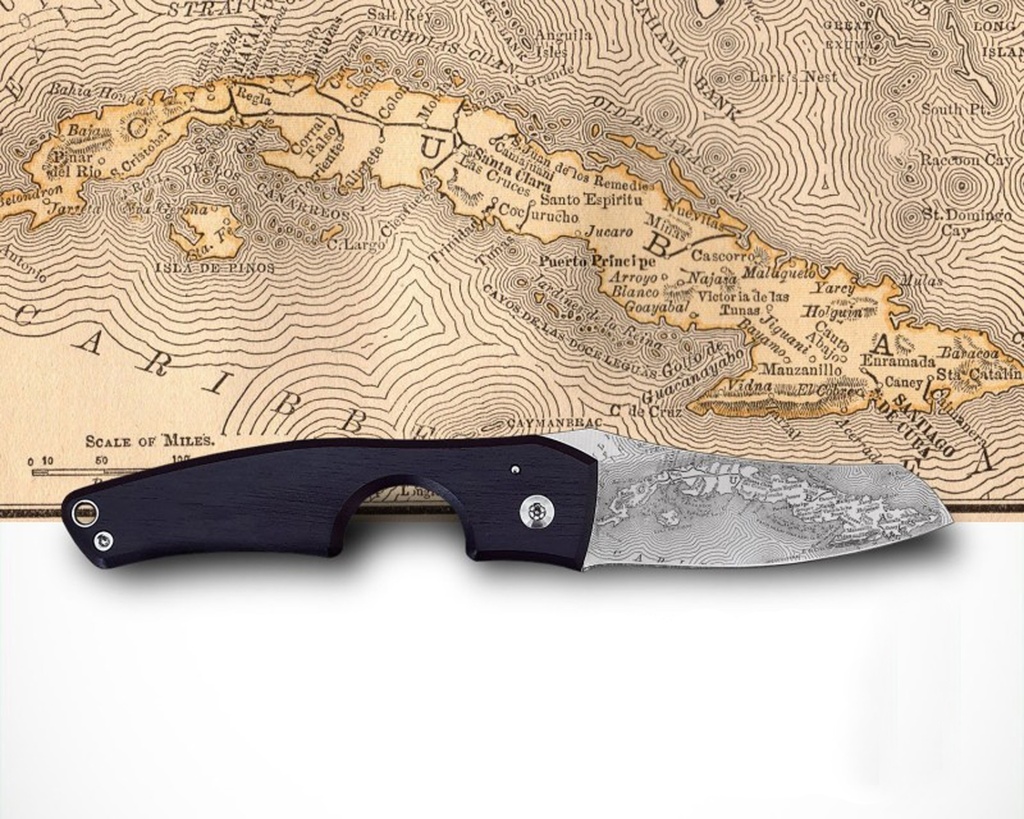 LFL Cigar Knive Le Petit Compass Cuba Ebony
