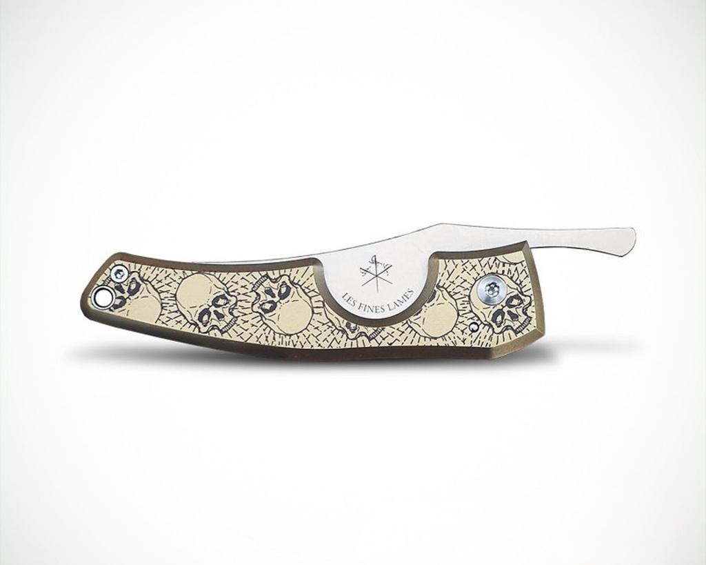 LFL Cigar Knive Le Petit Brass Skull