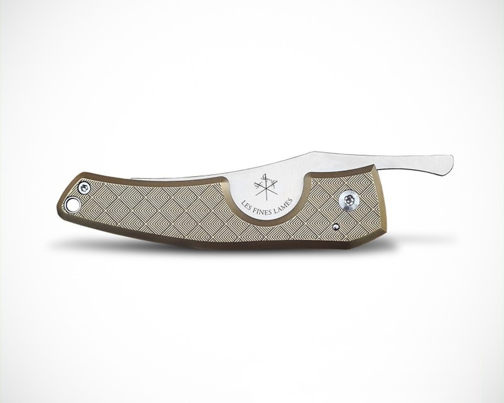 LFL Cigar Knive Le Petit Brass Leaf
