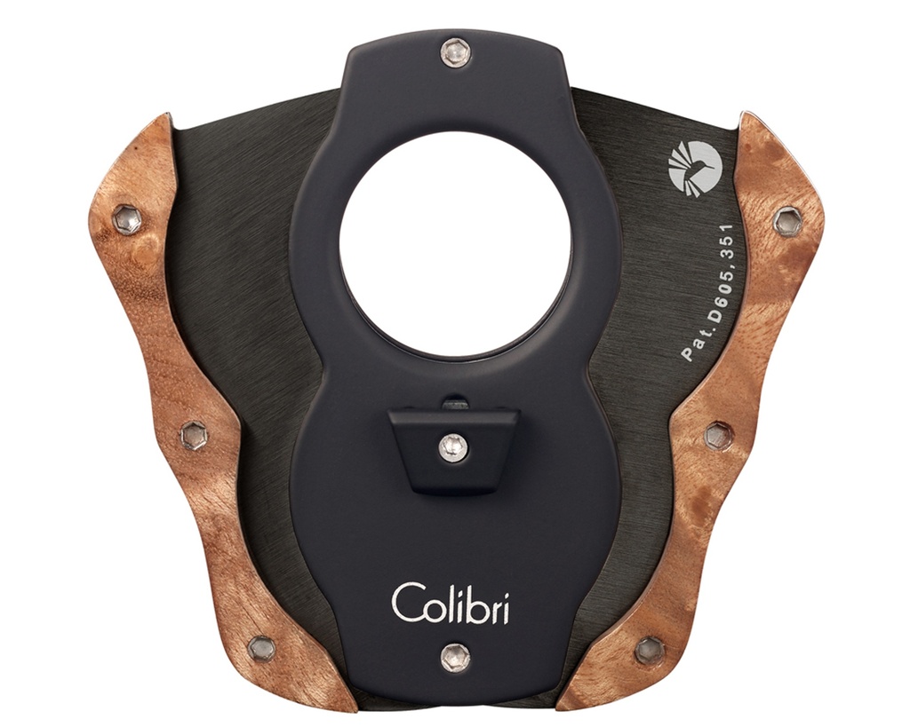 Sigarenknipper Colibri Cut Hout Zwart/Light Burl