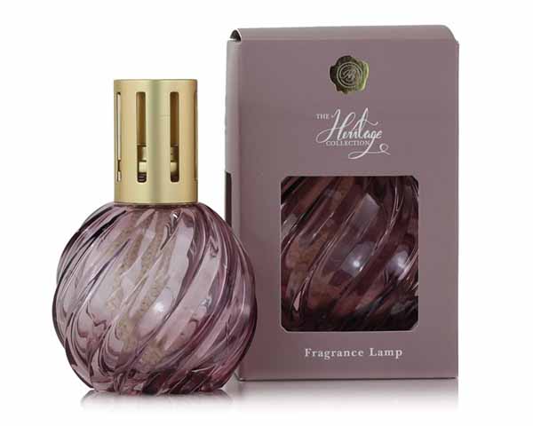 AB Lampe Spiral Glass Mauve