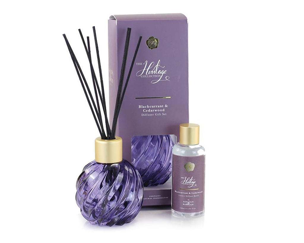 HC Diffuseur Set Purple Velvet Bkcurrant Cedarw