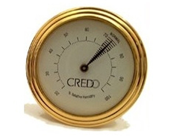 Hygrometer Credo 55mm Gold Analog