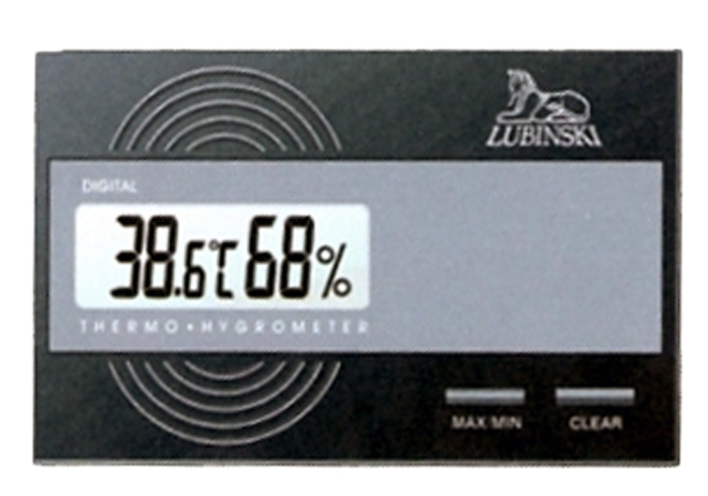 Hygrometer Lubinski Digitaal Extra Dun QH4