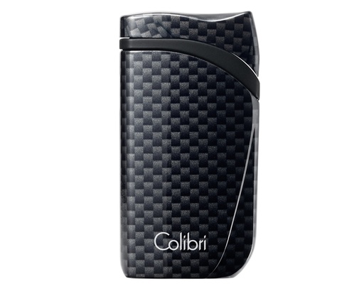 [LI310T5] Aansteker Colibri Falcon Carbon Fiber Black