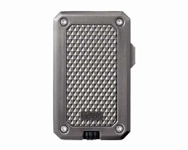 Briquet Colibri Rally Single Jet Brushed Gunmetal