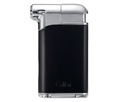 Lighter Colibri Pipe Pacific Soft Flame Black Chrome