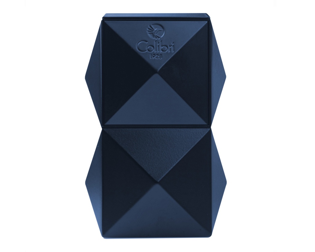 Briquet de Table Colibri Quasar Triple Jet Bleu Marine