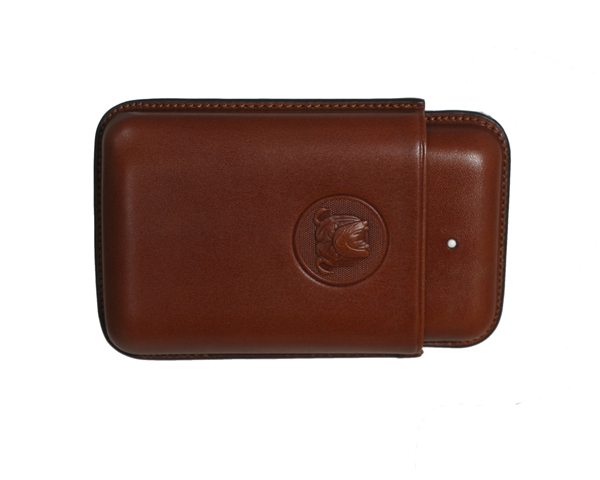 Cigar Pouch White Spot Bulldog Rob 3F Brown