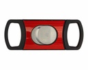 Cigar Cutter Passatore Double Cut Black/Red