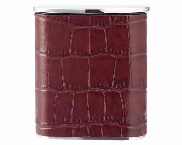 Asbak Zak Pearl Croco Bruin