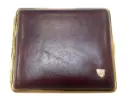 Etui Sigaret VH 520 Leder Goud Bruin 18ks