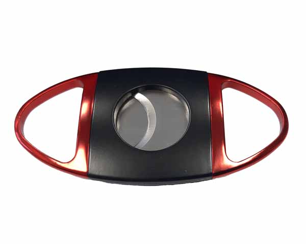 Coupe Cigare Ovale Noir Rouge