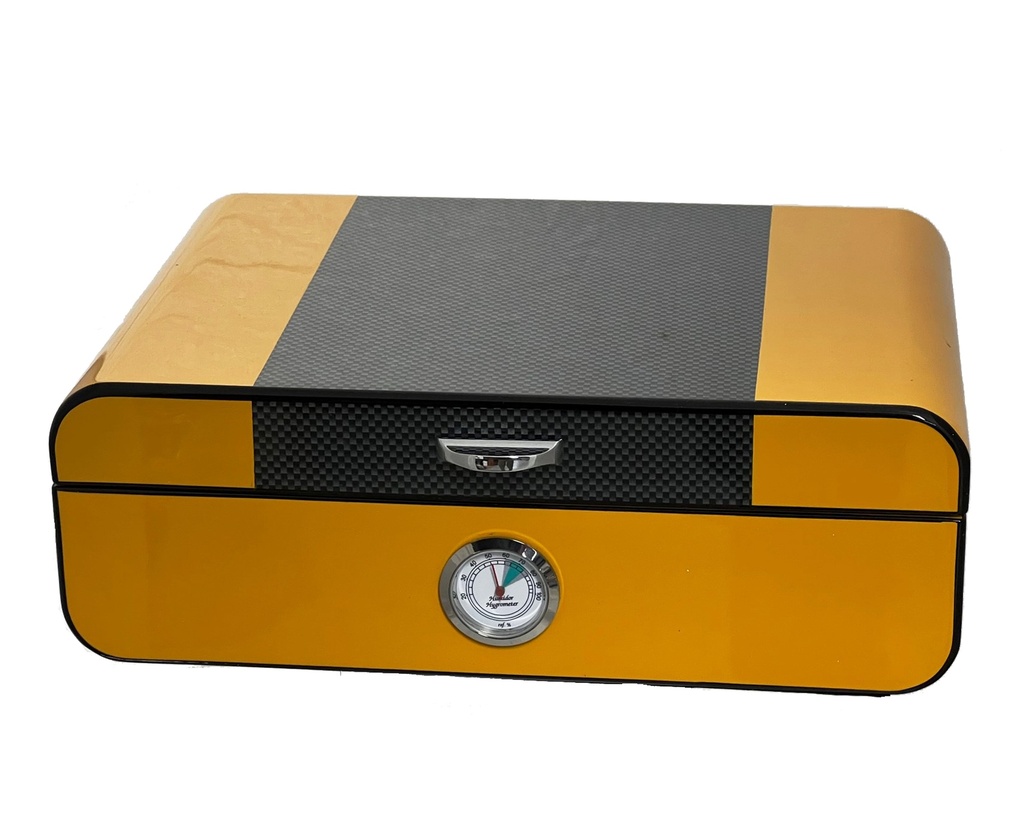 Humidor Yellow/Carbon - 40 Cigars