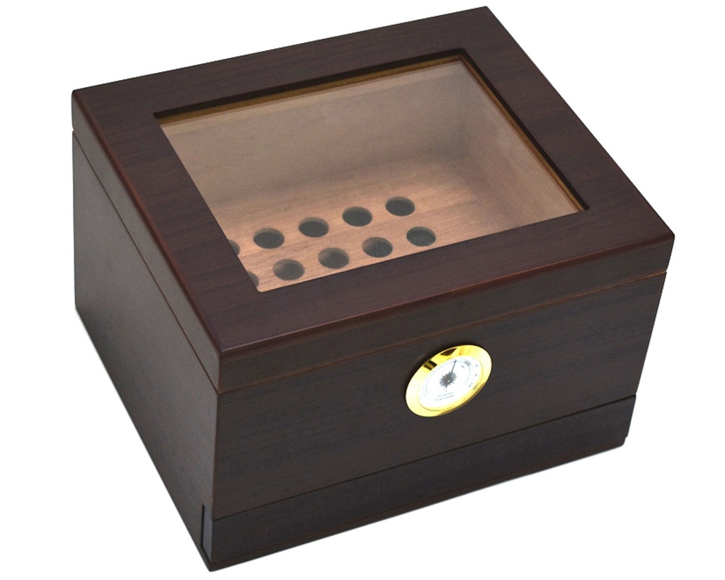 Humidor Cerise Foncée Avec Tiroir - 40 Cigares