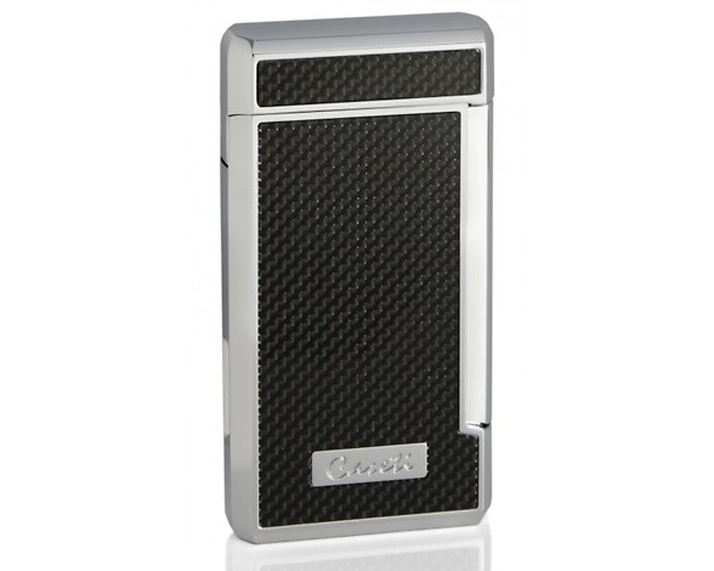 Lighter Caseti Marseille Double Jet Black Carbon