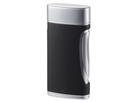 Briquet Caseti Double Jet Chrome Noir Matte