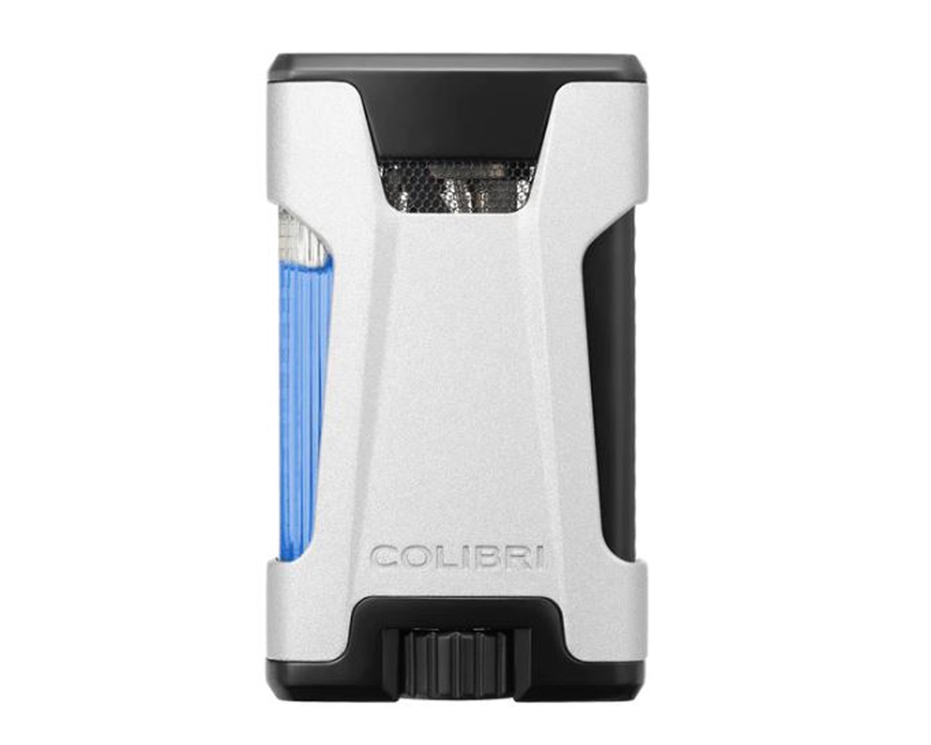 Briquet Colibri Rebel Double Jet Argent